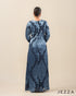 Regal Charm: Brocade Ankle-Length Dress 70821
